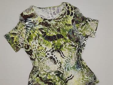 koszulka jedwab: Bluzka damska, rozmiar M — 1