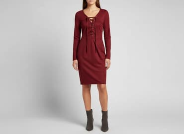 piękne czerwone sukienki na wesele: PrettyLittleThing, Sukienka damska, rozmiar XS — 7