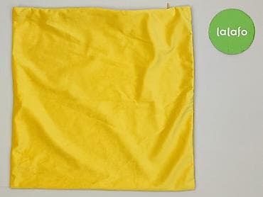 bluza robocza: Poszewka dekoracyjna na poduszkę – żółta, welurowa - Kolor — 2