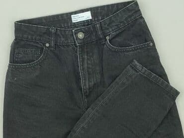 bershka spodnie dresowe: Bershka, Jeansy damskie, rozmiar 2XS — 1