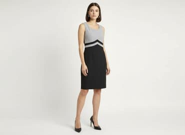 sukienki za kolano elegancka: Sukienka damska, rozmiar M — 1