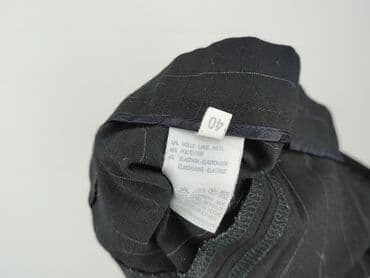 spodnie z wysokim stanem dla wysokich: Vanilia, Spodnie materiałowe damskie, M — 6