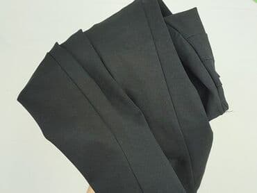 jeansy plus size wysoki stan: Spodnie materiałowe damskie, L — 5