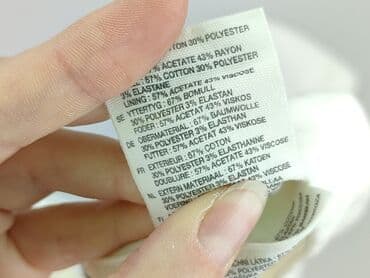 new yorker białe spodnie: H&M, Spodnie materiałowe damskie, rozmiar S — 5