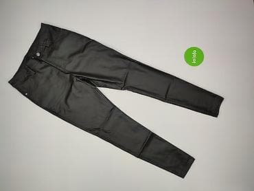 leather jacket: Spodnie materiałowe damskie, rozmiar M — 2