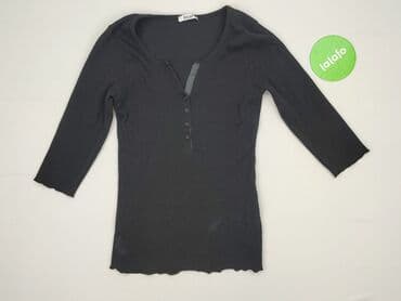 czarne prążkowane bluzki: HDM, Bluzka damska, rozmiar S — 3