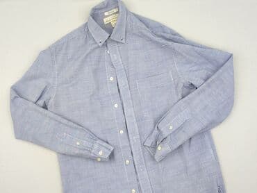 niebieska koszula męska h m: H&M L.O.G.G., Koszulа dla mężczyzn, S — 1