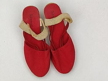 marant: Czerwone espadryle damskie In Extenso - Rozmiar: 37 (oznaczenie na — 1