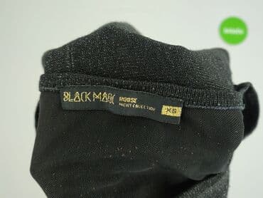 Kobiety: Black, Bluzka damska, XS — 4