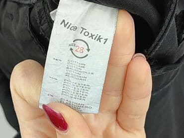 jeansy damskie 7 8 allegro: Nice, Spodnie materiałowe damskie, rozmiar S — 5