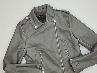 pull and bear bomberka damska: Kurtka skórzana damska, rozmiar S — 1