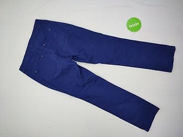 kargo spodnie: Granatowe spodnie damskie Laura T. Classic, rozmiar 38 - Fason — 3
