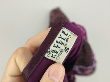 fioletowa sukienka z długim rękawem: Sukienka damska, rozmiar S — 5