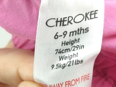 czarne sukienki plus size: Baby material trousers, 6-9 months, 68-74 cm, Cherokee, condition - Very good — 5