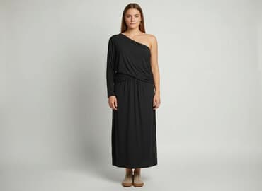 kopertowa sukienki midi: Sukienka damska, rozmiar S — 1