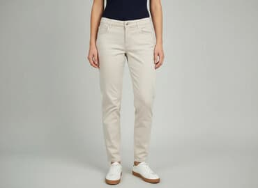 damskie spodnie chinosy: MAC, Spodnie materiałowe damskie, rozmiar S — 6