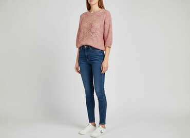 ubrania z flagą norwegii: Sweter damski, rozmiar S — 1