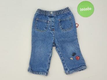 spodnie dzwony dla dzieci reserved: Spodnie jeansowe, Baby club, 6-9 miesięcy, stan - Bardzo dobry — 2