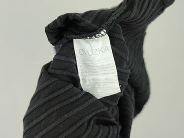 bluzki basic z dekoltem v: T-shirt damski, rozmiar S — 5