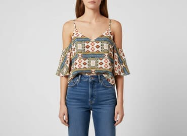 h m krótkie bluzy: H&M Conscious, Bluzka damska, rozmiar M — 1