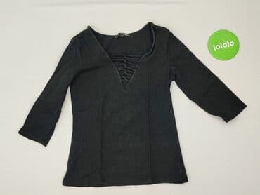 czarne t shirty damskie w serek: Tally Weijl, T-shirt damski, rozmiar S — 2