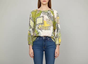 bluza w kwiaty medicine: Bluzka damska, rozmiar M — 6