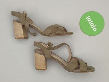 sandały damskie na koturnie lasocki: Sandały damskie, 38 — 3