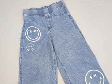 Spodnie jeansowe, H&M, 10 lat, 134/140, stan - Idealny