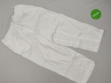 biale szerokie jeansy: Spodnie damskie, rozmiar XL — 2