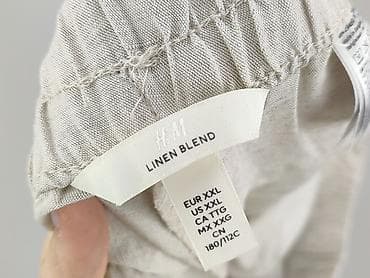 mango len: H&M, Spodnie materiałowe damskie, rozmiar 2XL — 4