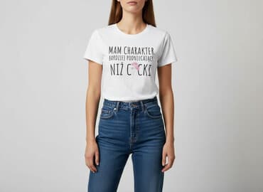 koszulki damskie z zabawnymi nadrukami: T-shirt damski, rozmiar S — 1