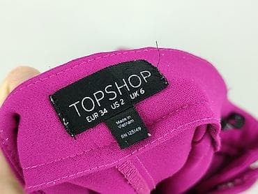 stringi bezszwowe h: Topshop, Spodnie materiałowe damskie, rozmiar 2XS — 4