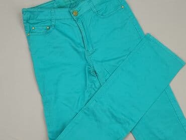 Women: Material trousers for women, size L (EU 40) — 1