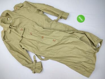 massimo dutti kurtki zimowe: Płaszcz/trencz męski w kolorze beżowo‑oliwkowym. - Klasyczny krój — 2