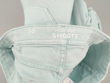 krótkie spodenki z wysokim stanem poszarpane: Clockhouse, Szorty damskie, rozmiar M — 4