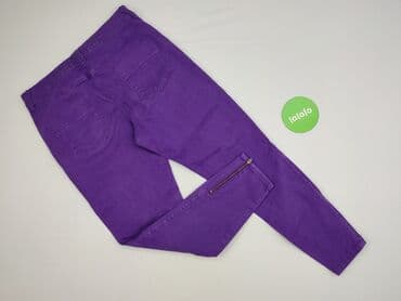 fioletowe jeansy damskie: Marks & Spencer, Jeansy damskie, rozmiar M — 3