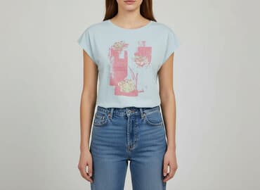 guess t shirty women: T-shirt damski, rozmiar L — 5