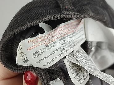 sliskie spodnie: Spodnie materiałowe damskie, rozmiar S — 5