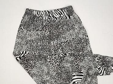 Damskie spodnie w zwierzęcy wzór - Fason: dopasowane, elastyczne, z