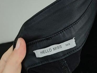 spódnice midi obcisła: Hello Miss, Spodnie materiałowe damskie, rozmiar S — 6