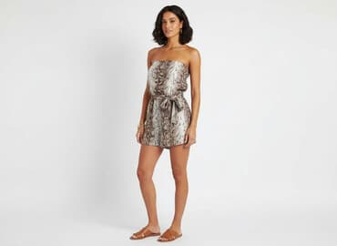 sukienka bez ramion z długim rękawem: Sukienka damska, rozmiar S — 1