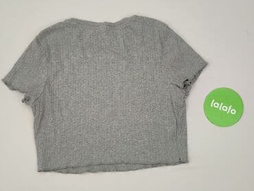 zara koszulka z prążkowanej dzianiny: Shein, T-shirt damski, rozmiar 2XL — 3