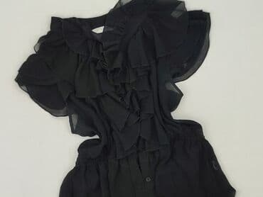 czarne bluzki z szyfonowymi rękawami: New Look, Bluzka damska, rozmiar M — 1