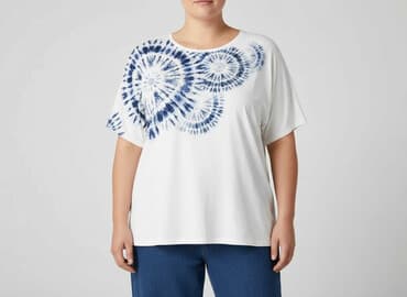 ubrania dla grubych: Ulla Popken, T-shirt damski, rozmiar 9XL — 7