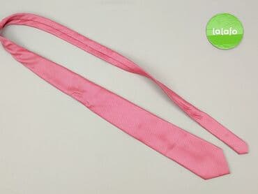 biżuteria do zielonej sukienki: Krawat, kolor - Różowy, stan - Idealny — 2