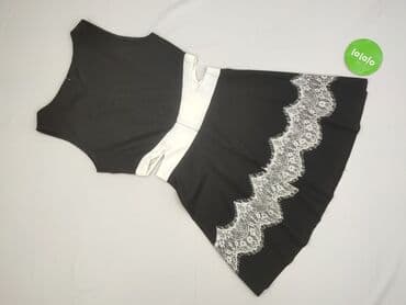 sukienka biała z czarnymi wstawkami: Sukienka damska, rozmiar S — 3