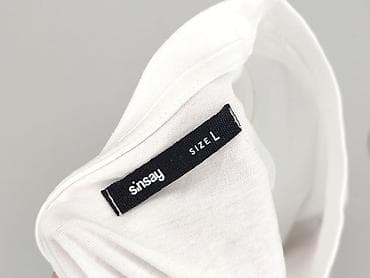 moda t shirty: Sinsay, T-shirt damski, rozmiar L — 4