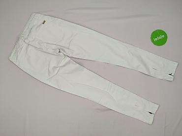 jeans pull and bear: Spodnie materiałowe damskie, rozmiar S — 3