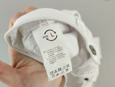 zalando białe jeansy damskie: Jeansy damskie, rozmiar L — 4