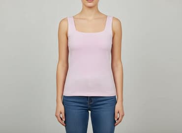 koszulka bez rękawów reserved: Top damski, rozmiar L — 6